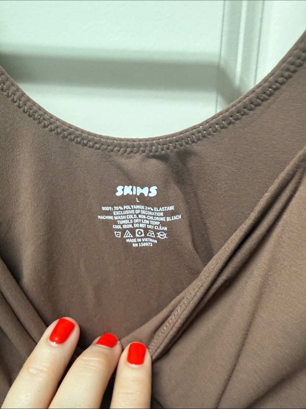 NWT SKIM COWL NECK Tank Bodysuit - Picture 3 of 3